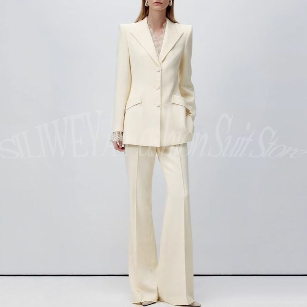 Women Formal Wear Korean - 2026 Neues Elegantes Damen-Blazer-Set 2-teilig Einreihige