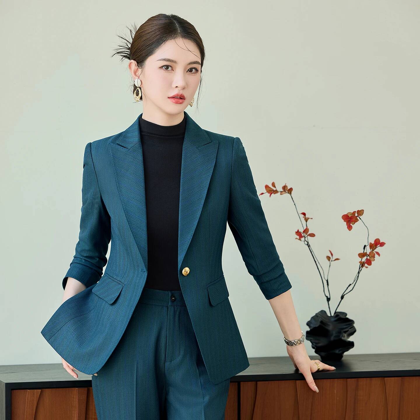 Herbst Winter Formale Frauen A – Formal Winter Wear Women Jacket Bewertung und Preis