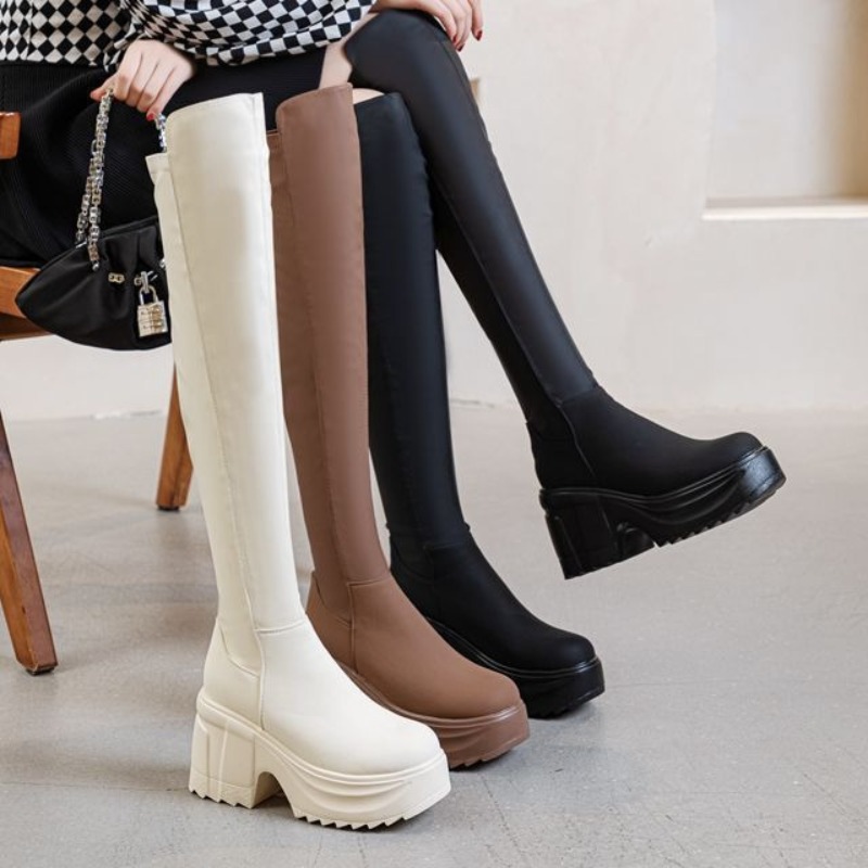 Kniehohe Damenstiefel mit dick – Formal Women'S Wear Bewertung und Preis