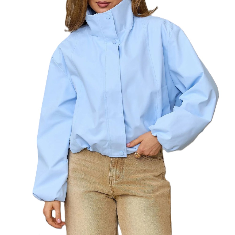 Damen-Freizeitjacke mit Stehkr – Formal Winter Wear Women Jacket Bewertung und Preis