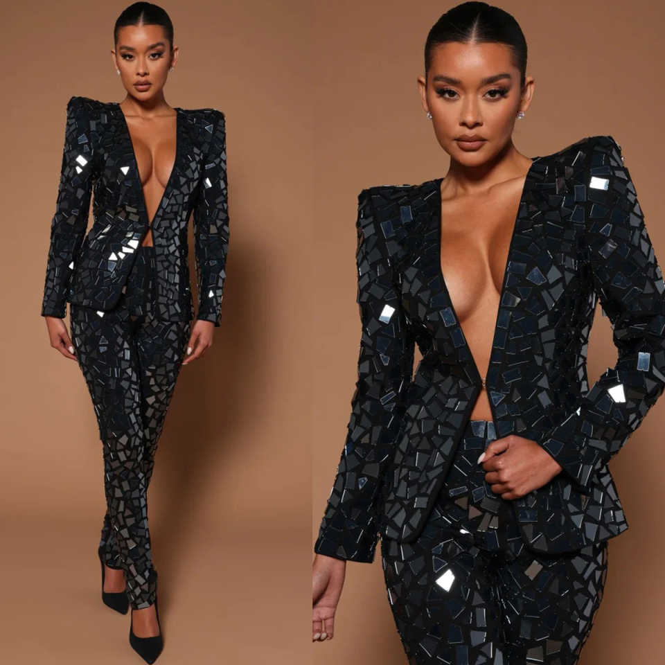 Designer Big Diamonds Damenhos – Women Formal Wear With Tie Bewertung und Preis