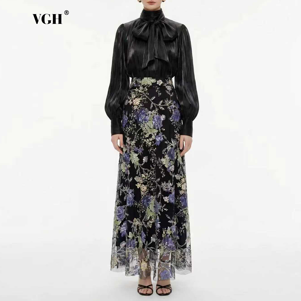 VGH Elegantes Schickes Schwarz – Women Formal Blouses For Evening Wear Bewertung und Preis