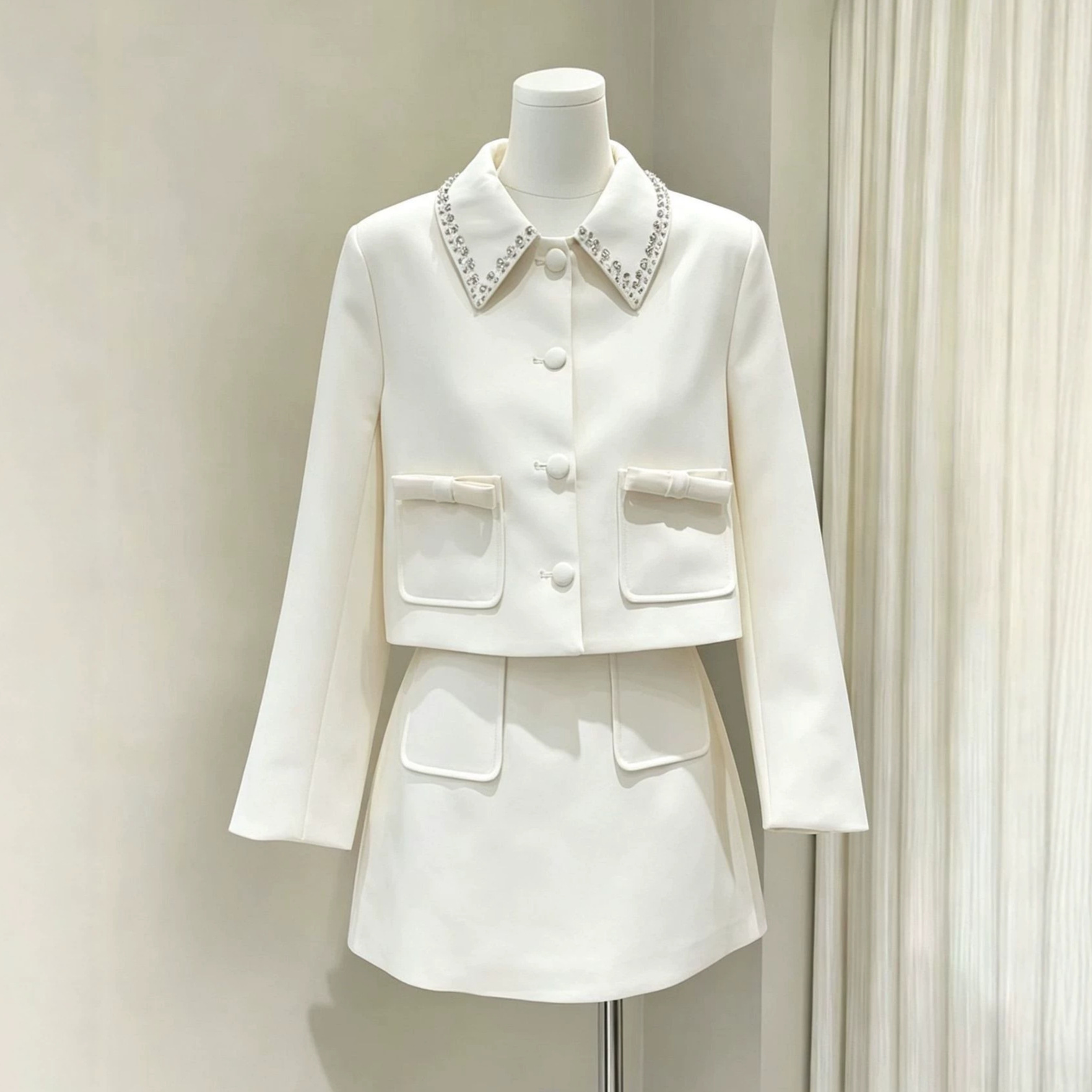 Elegantes, schmales zweiteilig – Women Formal Wear Korean Bewertung und Preis