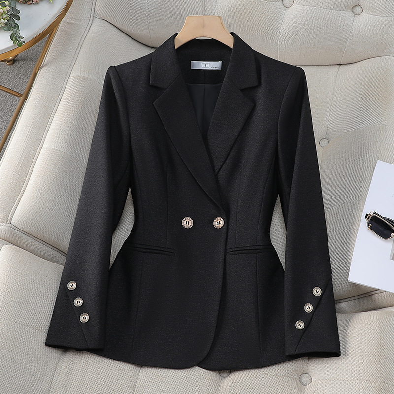 Damen-Blazer mit doppelten Knö – Formal Winter Wear Women Jacket Bewertung und Preis