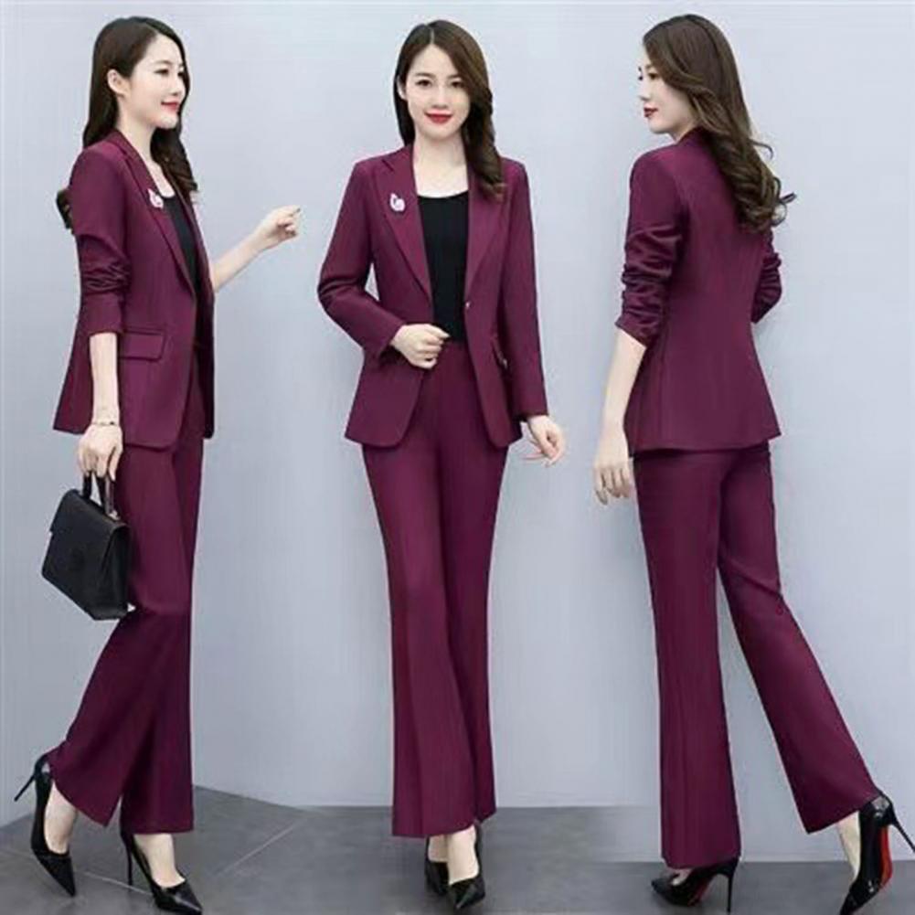 2-teiliges Damen-Anzug-Set mit – Women'S Formal Wear With Pants Bewertung und Preis