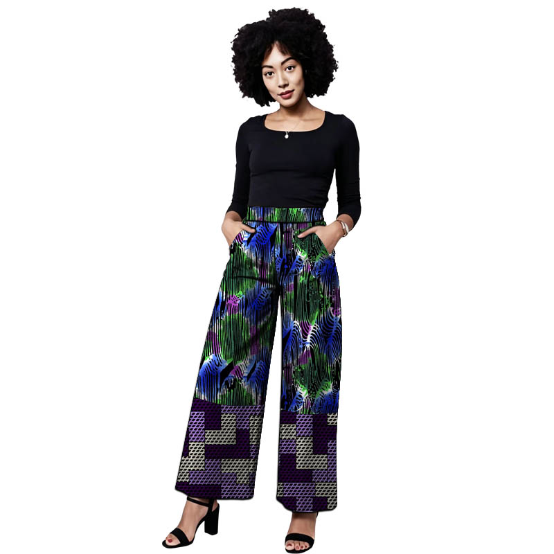 Ankara Outfit Damen Patchwork- – Tailored Trouser Wide Bewertung und Preis