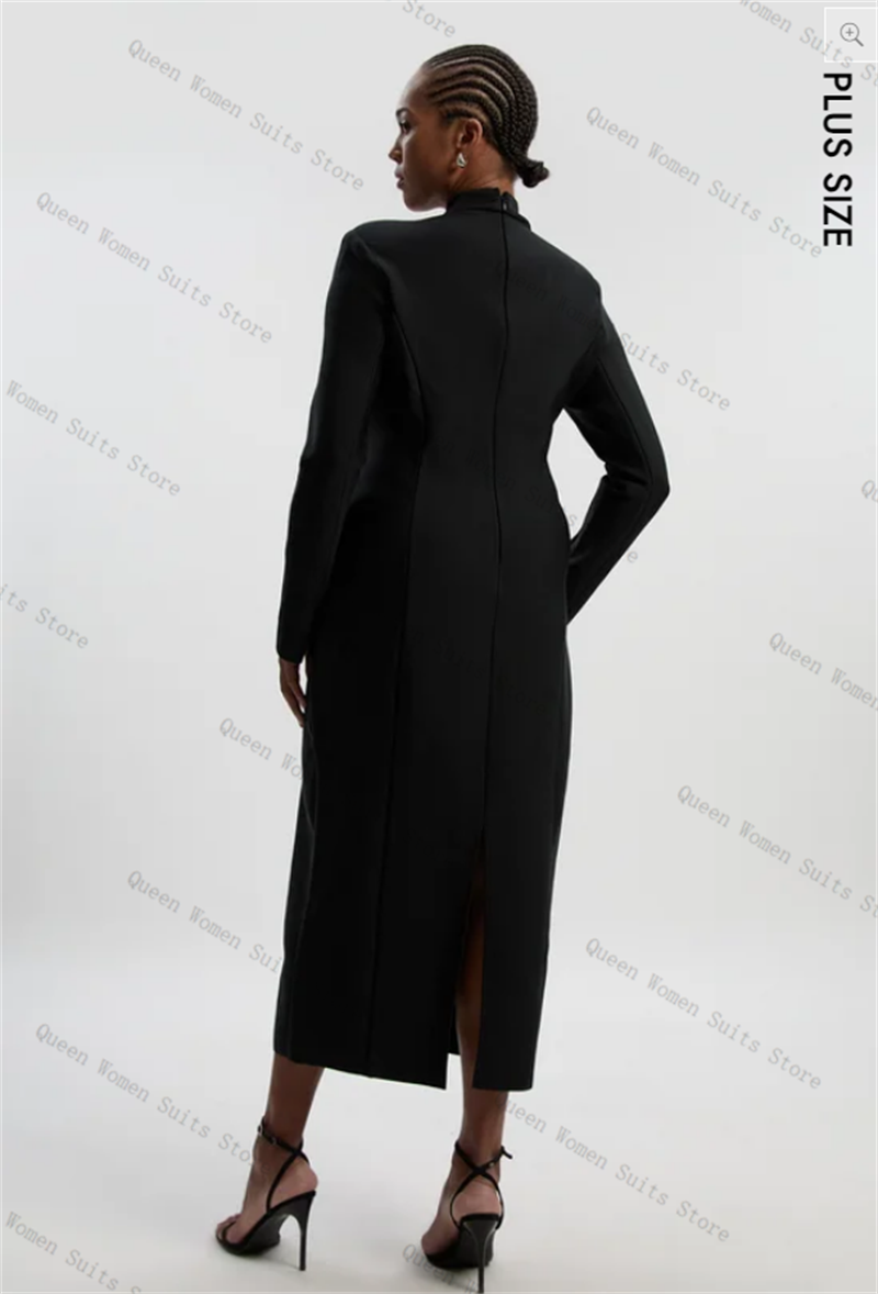 Schwarzer Damenanzug aus Baumw – Women Formal Wear With Black Blazer Bewertung und Preis